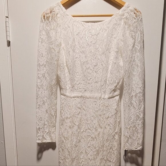 NWT Reformation Hestia Dress Ivory Wedding Dress Size8 - Picture 4 of 13